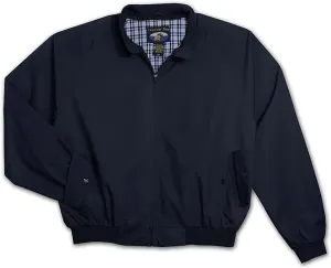 Regular and Big and Tall Classic Barracuda Lightweight Casual Jacket in Navy or Tan to 10X Big and 6X Tall