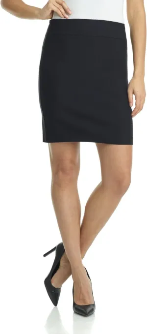 Rekucci Women's Ease Into Comfort Above The Knee Stretch Pencil Skirt