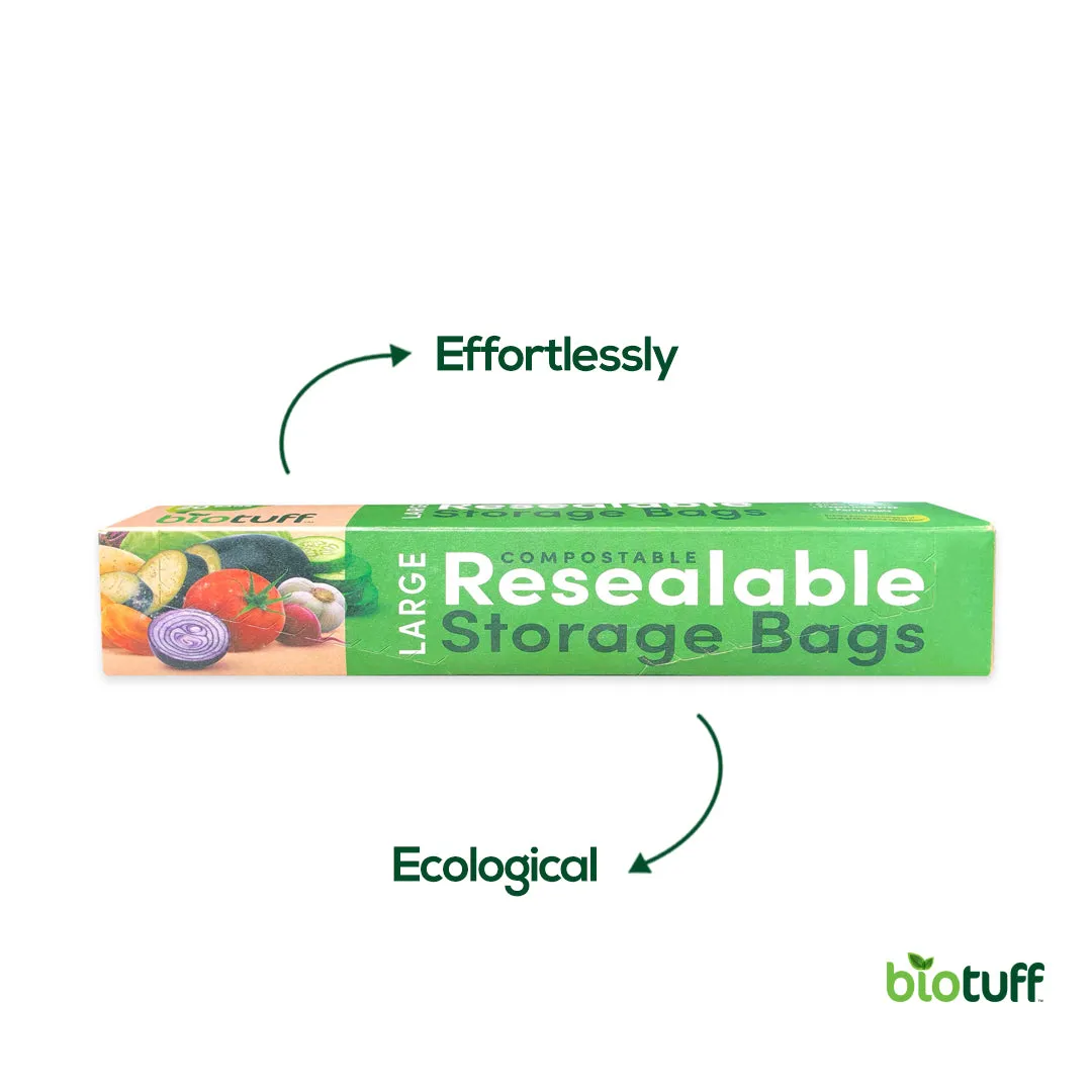 Resealable Sandwich ZipLock Bags-  Large Size (27x28cm)
