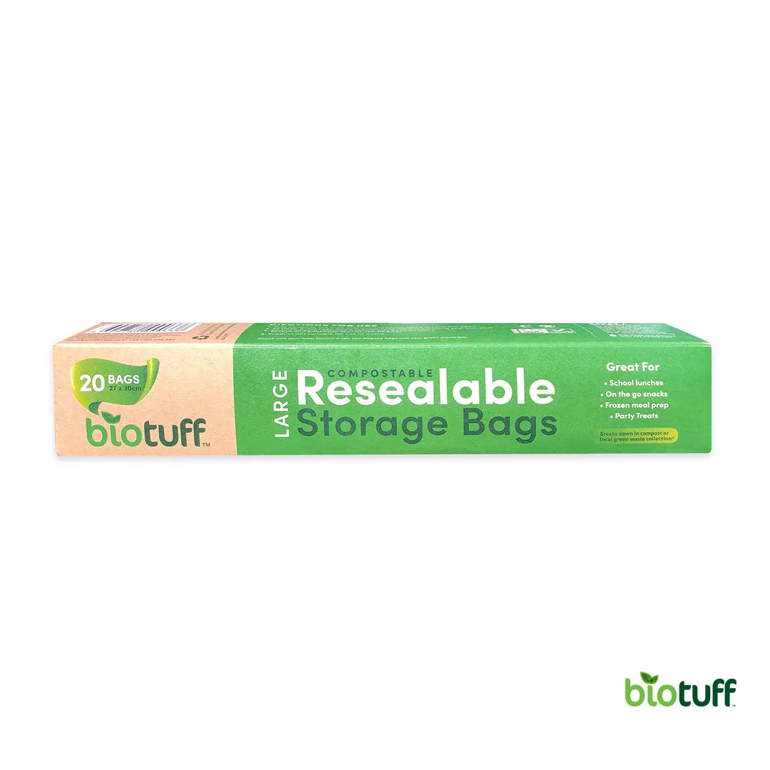 Resealable Sandwich ZipLock Bags-  Large Size (27x28cm)