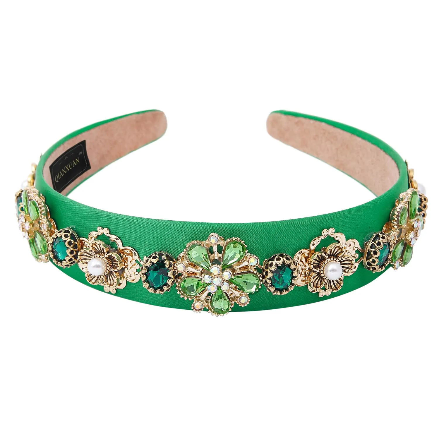 Rhinestones Headbands For Women's Hair Accessories Embellished Crystal Beaded Headbands For Women Bling Chains Diamond Hairband Party Girl