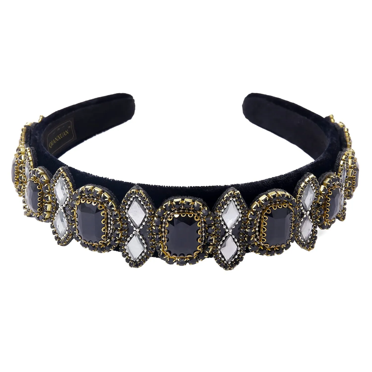 Rhinestones Headbands For Women's Hair Accessories Headbands Embellished Headbands For Women's Hair Fashion Crystal Beaded Headbands For Women Bling Chains Diamond Hairband Party Girl