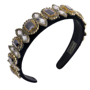 Rhinestones Headbands For Women's Hair Accessories Headbands Embellished Headbands For Women's Hair Fashion Crystal Beaded Headbands For Women Bling Chains Diamond Hairband Party Girl