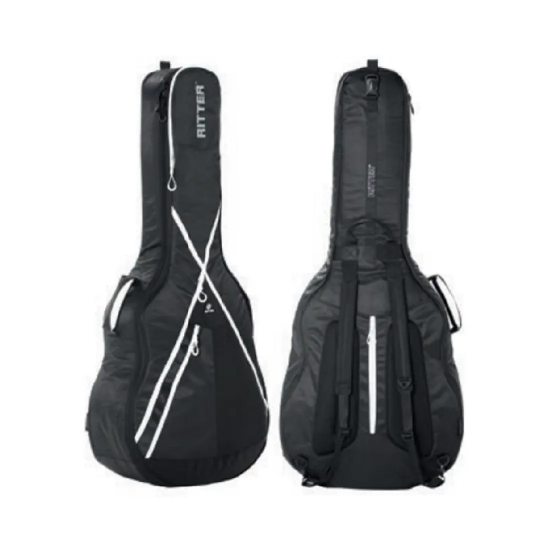 Ritter RGP8-SB/BKW Black-White Super Jumbo Guitar Bag