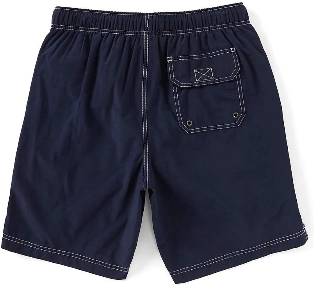 Roundtree & Yorke Men's Big & Tall Quick Dry Swim Trunks with Mesh Lining