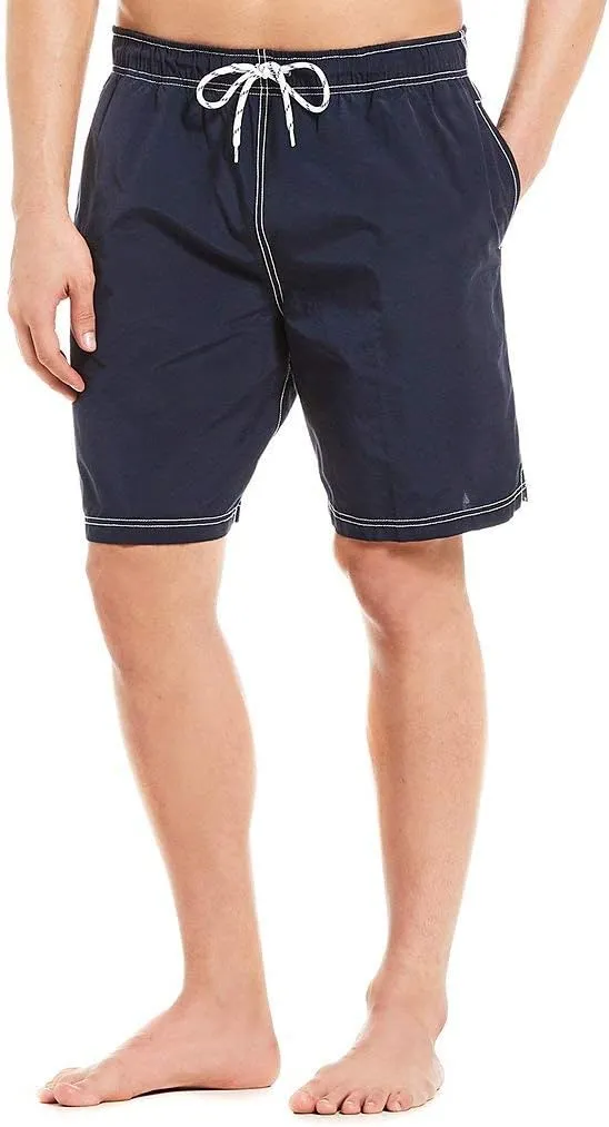 Roundtree & Yorke Men's Big & Tall Quick Dry Swim Trunks with Mesh Lining