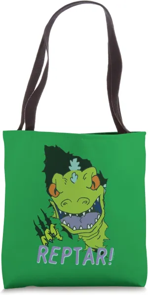 Rugrats Reptar Breakthrough Portrait Tote Bag