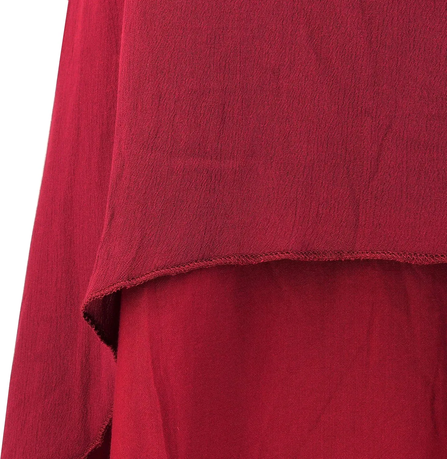 R.Vivimos Women Long Sleeve Cotton Casual Loose Plus Size Irregular Long Dresses