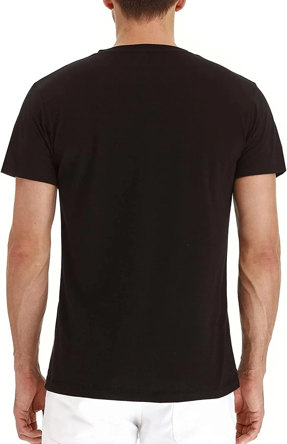 Sailwind Mens Henley Short Sleeve T-Shirt Cotton Casual Shirt