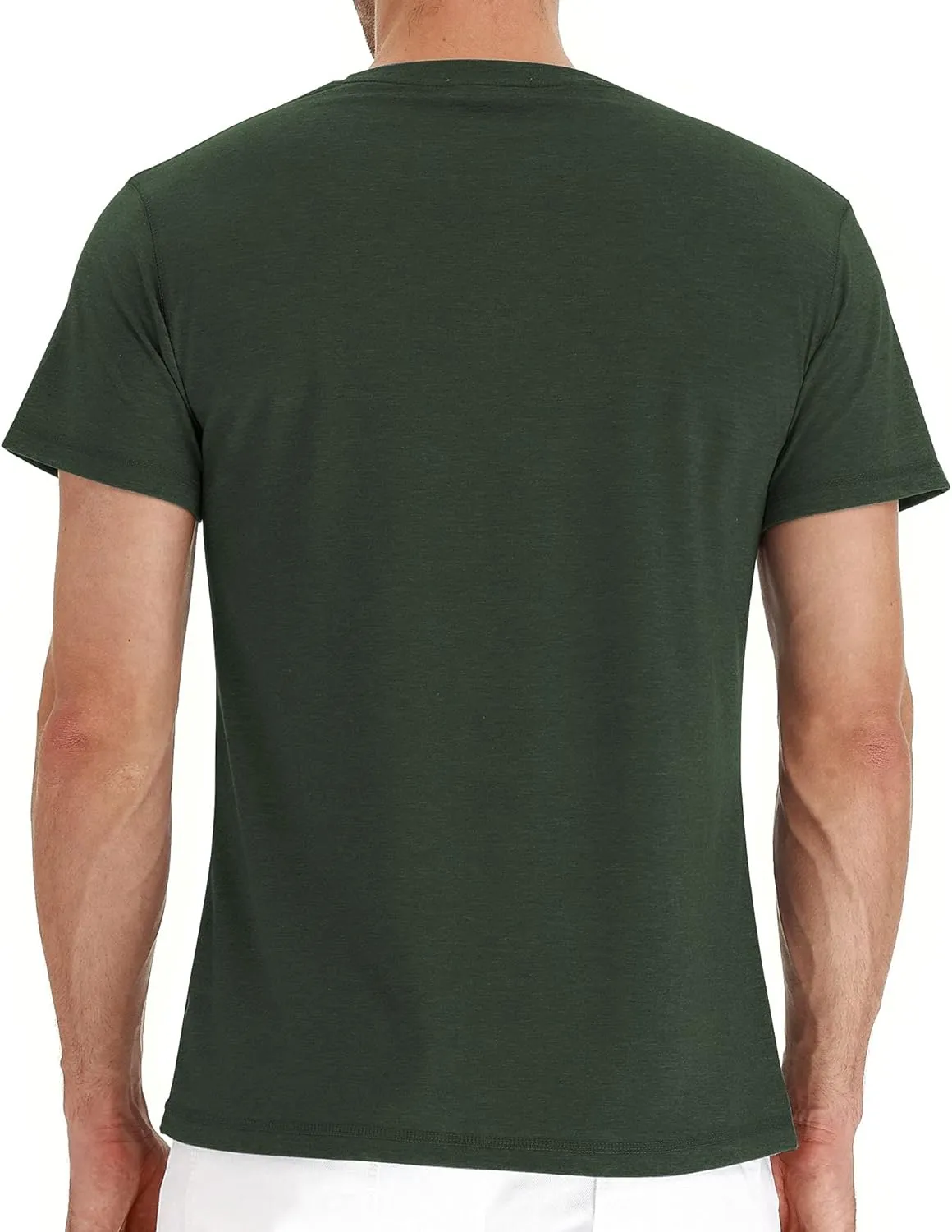 Sailwind Mens Henley Short Sleeve T-Shirt Cotton Casual Shirt