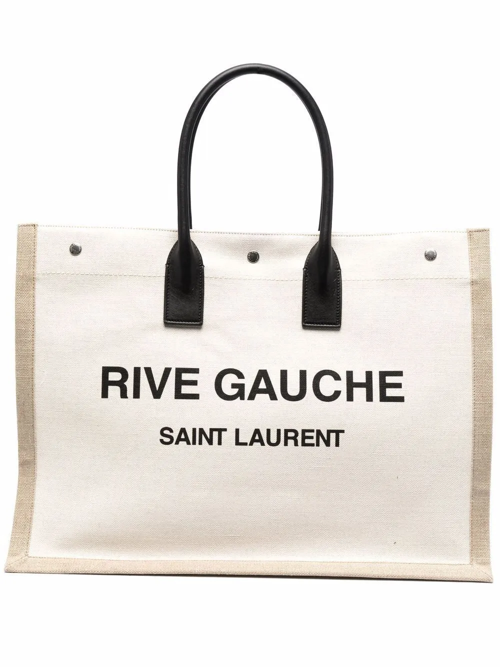 SAINT LAURENT Canvas Tote Handbag - 48cm x 36cm x 16cm