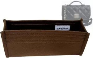 SAMORGA (3-62/ CHA-BS-Affinity-Woc) Bag Organizer for CHA Business Affinity Mini WOC 1.2mm Cocoa
