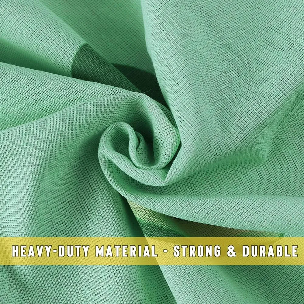 Sanlykate Extra Large Laundry Bag with Drawstring Closure and Handle, 28 x 40 Inch Heavy Duty Travel Dirty Clothes Bag for Laundromat and Household, Green Avocado