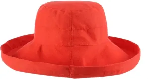 Scala Women's Cotton Hat with Inner Drawstring and Upf 50  Rating