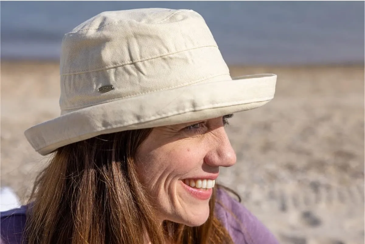 Scala Women's Medium Brim Cotton Hat