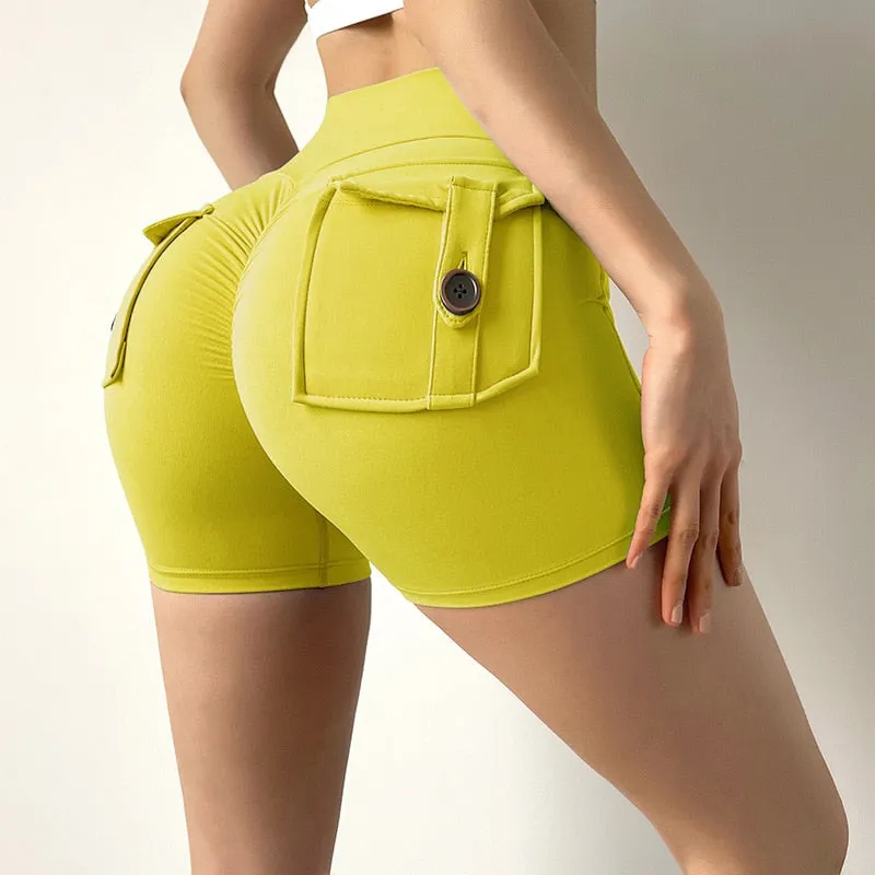 Scrunch Fitness Shorts with Pockets