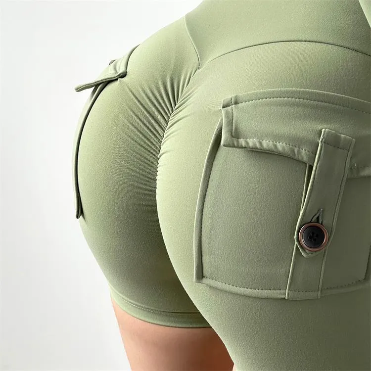 Scrunch Fitness Shorts with Pockets