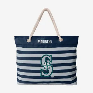 Seattle Mariners Nautical Stripe Tote Bag