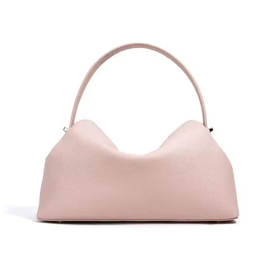Semi Structured Leather Handbag