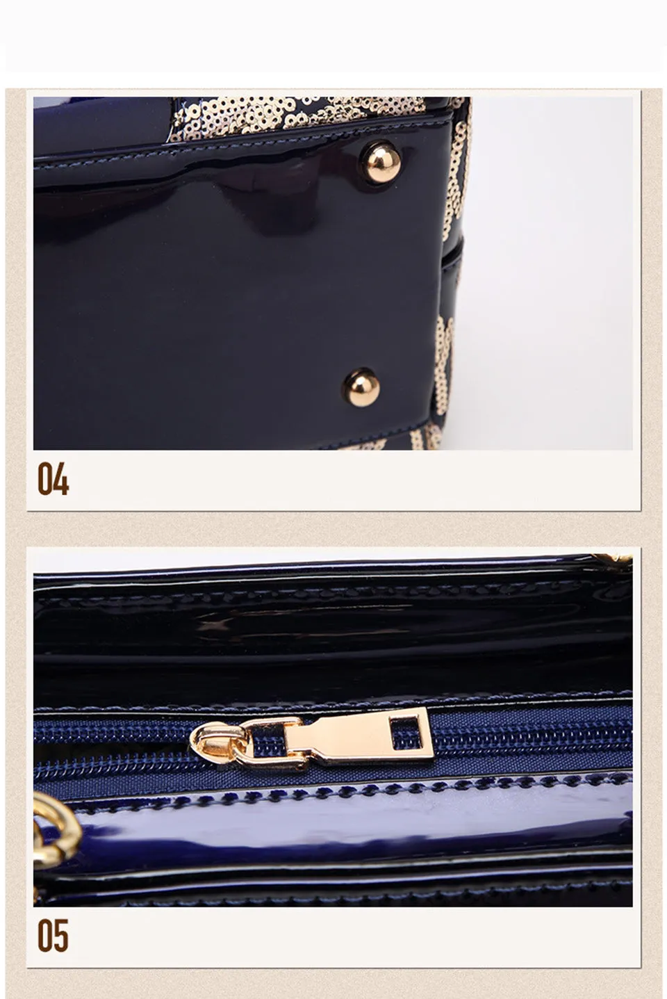 Sequined Embroidery Bag