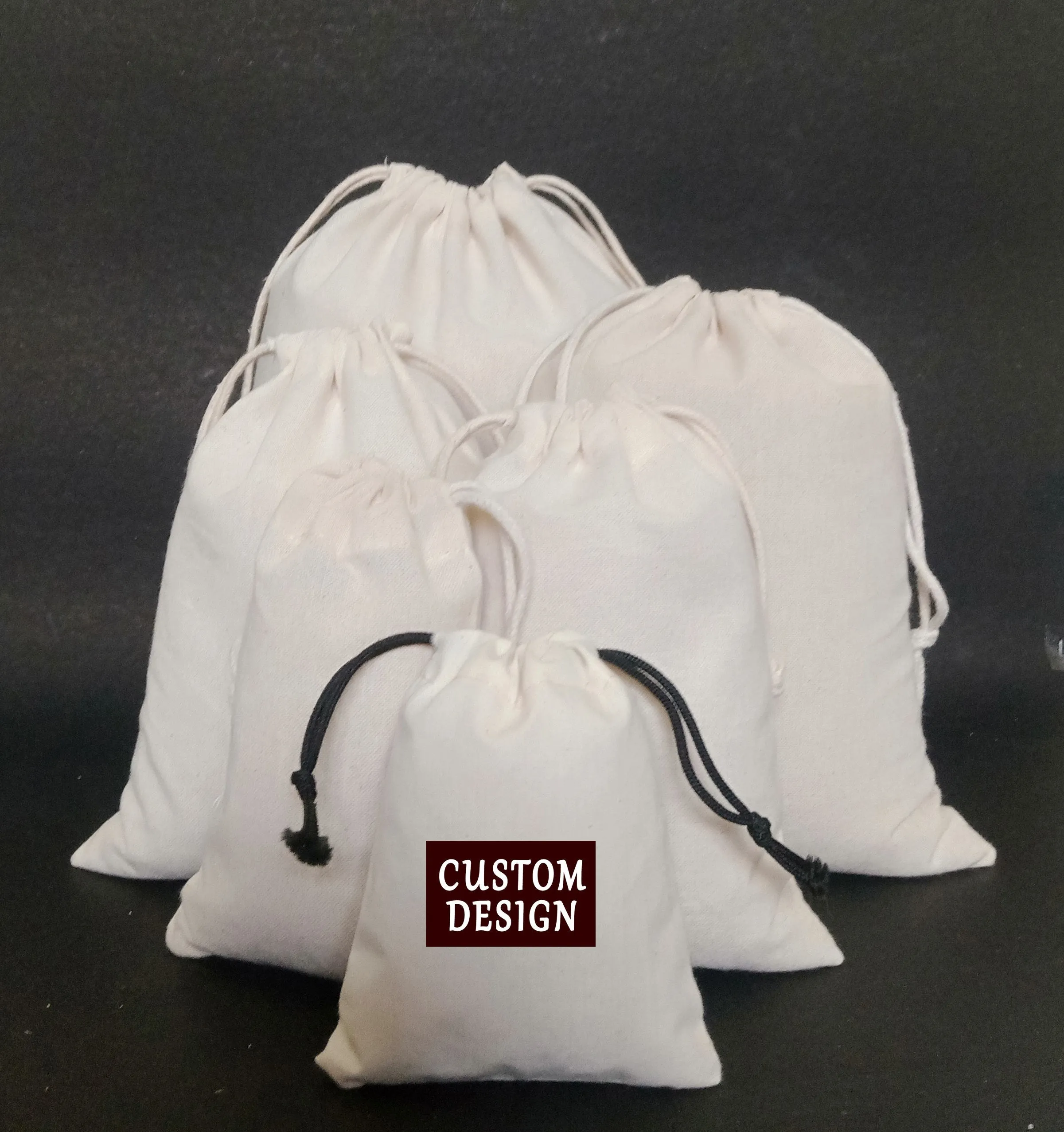 Set of 20/30/50 Custom Dust Bags,Cotton Drawstring Bags,Personalized bags,Handmade Dust Bag for Handbag Sneakers, Personalized bags, Custom