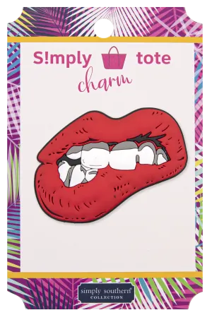 Simply Southern Charm Bag Tote Red Lips