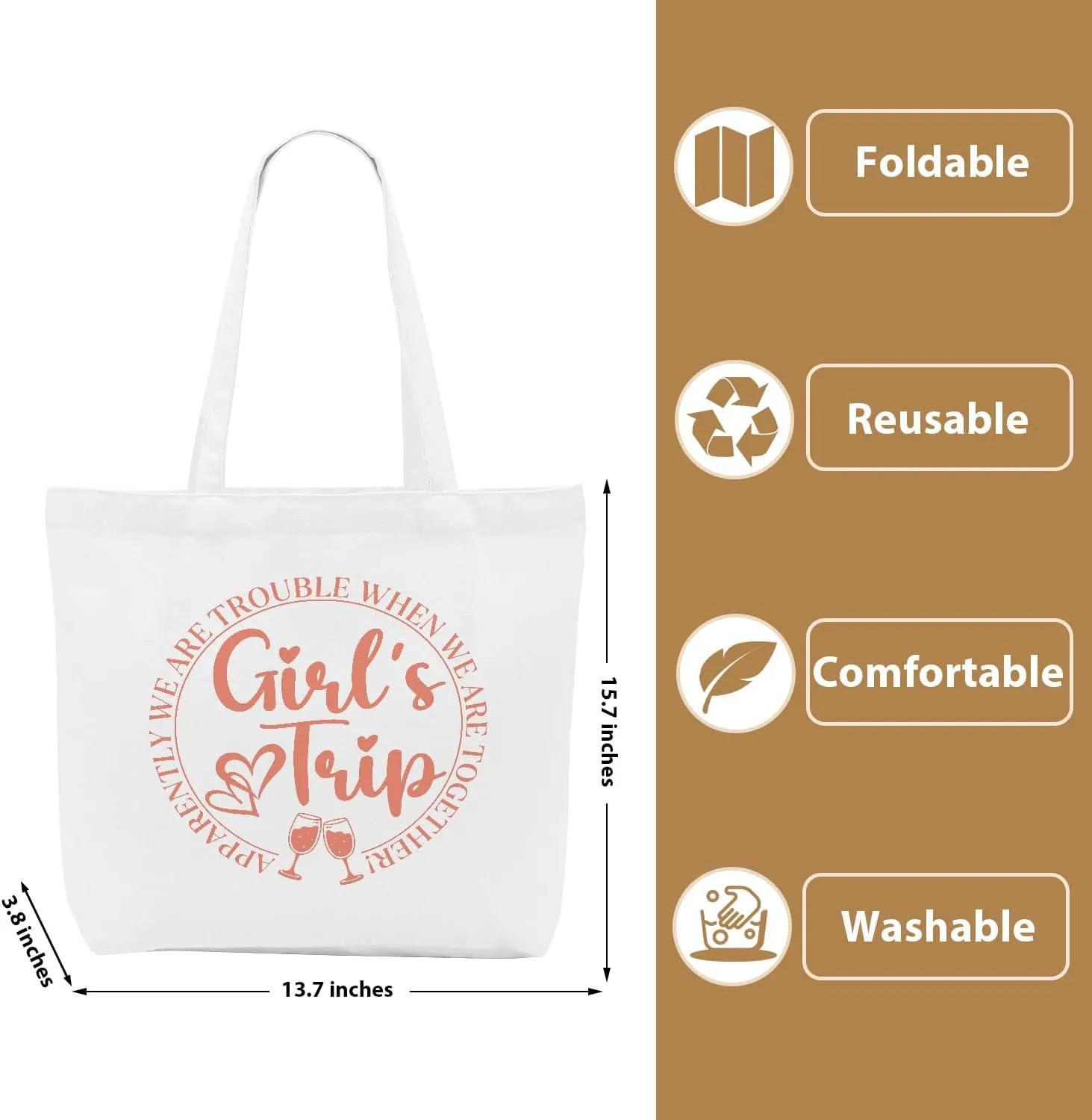Sisters Weekend Trip Gifts Favors Sisters Trip Tote Bag Friends Gifts Beach Bag Reusable Grocery Bag for Women