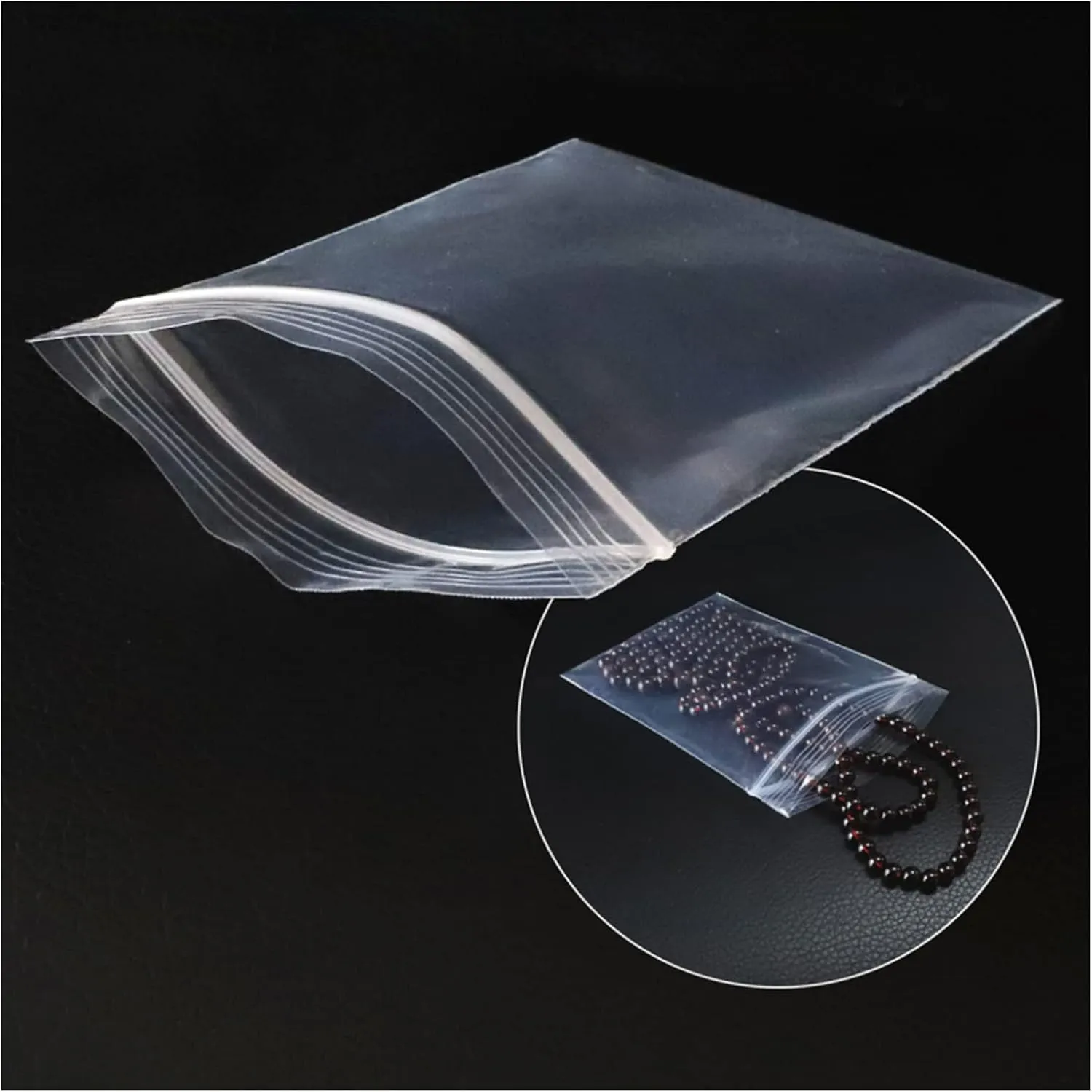 Small Plastic Bags 3x4, 1000pcs, Transparent for Pills, Clear Reusable Baggies for Jewelry, Coins, Candy, etc