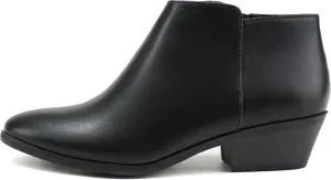 Soda Mug - Western Inspired Bootie w/Zipper and Chucky Low Stacked Heels