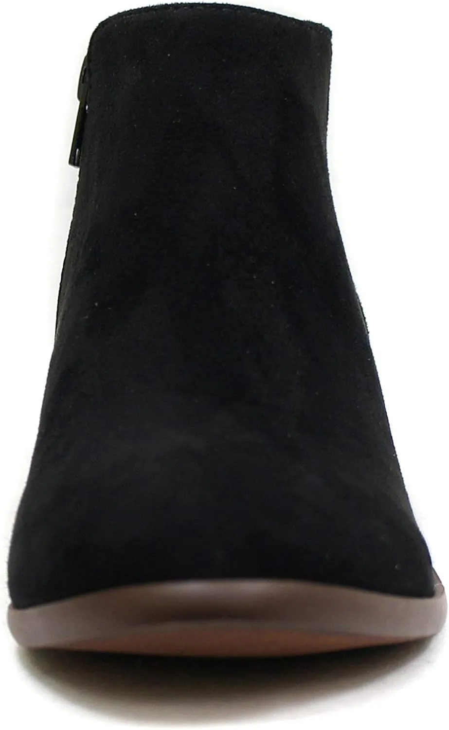 Soda Mug - Western Inspired Bootie w/Zipper and Chucky Low Stacked Heels