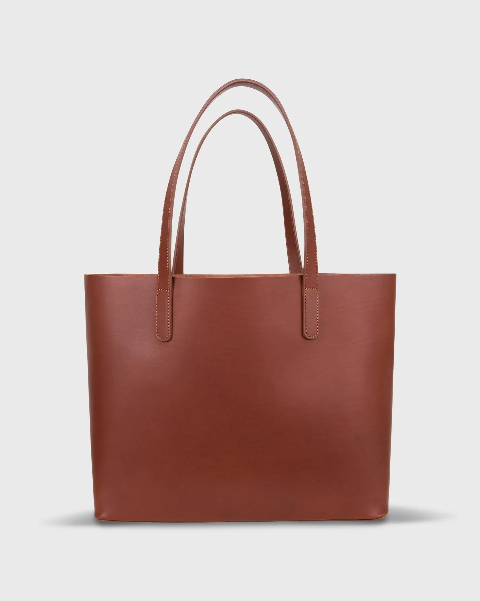 Soft Tote in Chestnut Cowhide