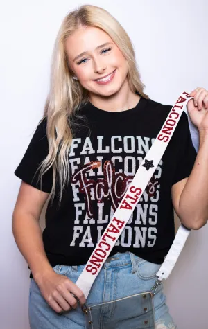 STA Falcons | Custom Beaded Purse Strap