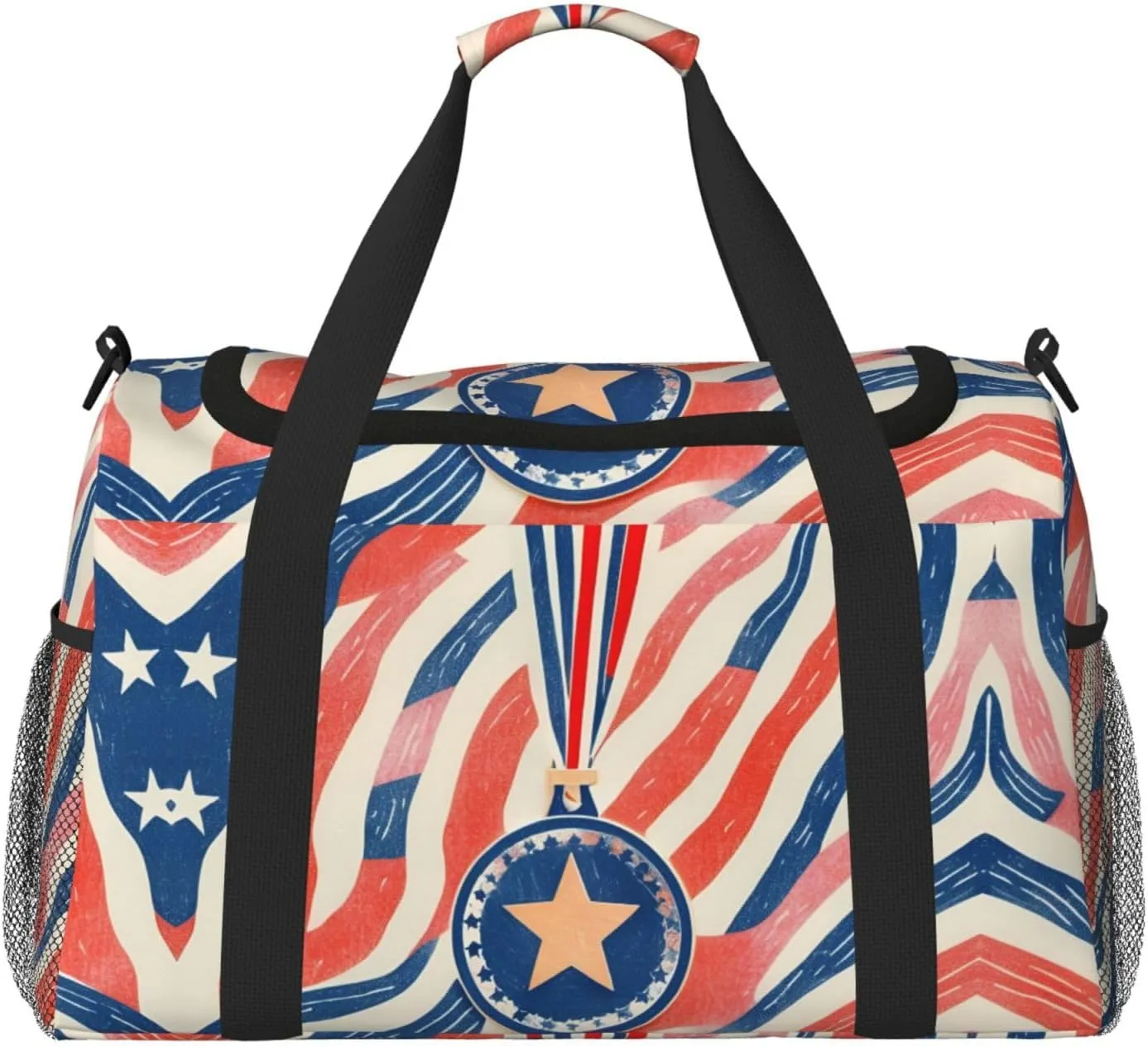 star print Weekender Overnight Carry On Bag Gym Luggage Bag Duffel Bag for Travel Women