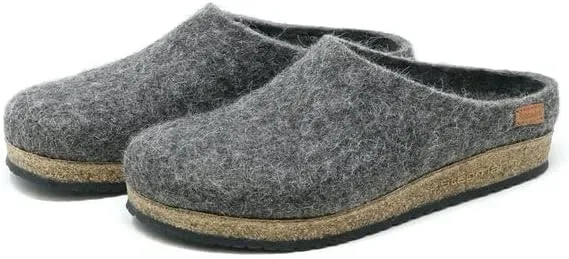 Stegmann Womens Eco Clog - Sustainable Wool with Cork Sole