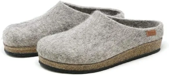 Stegmann Womens Eco Clog - Sustainable Wool with Cork Sole