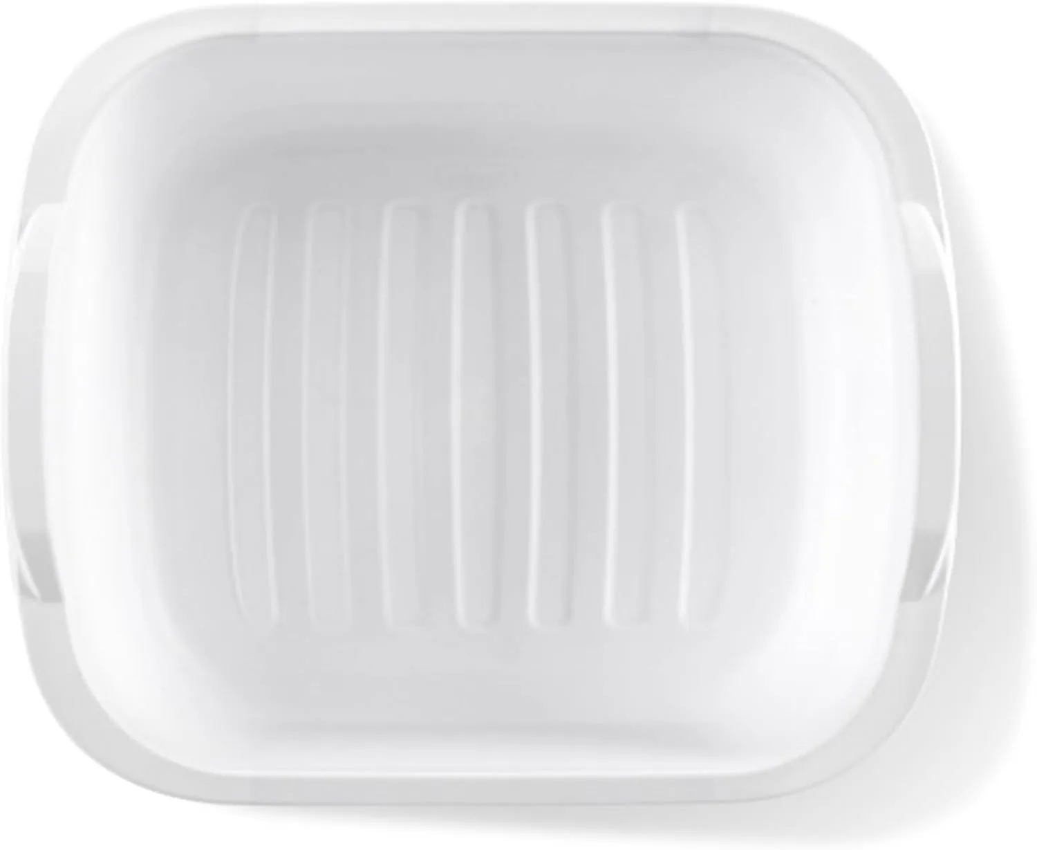 Sterilite 12 Quart Durable Heavy Duty Reinforced Plastic Kitchen Dishpan Basin with Molded Handles for Household Chores and Storage, White, 8 Pack