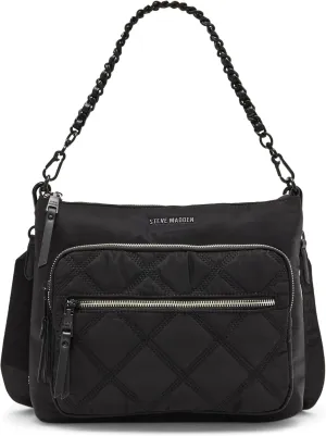 Steve Madden Bforrest Nylon Crossbody, Black