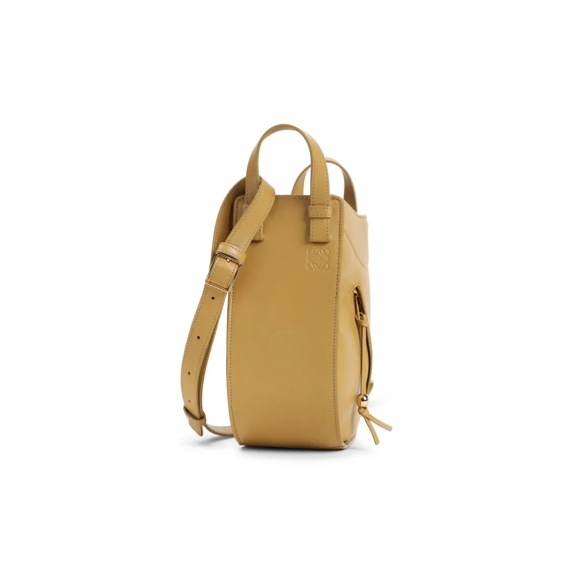 Structured Calf Leather Shoulder Bag
