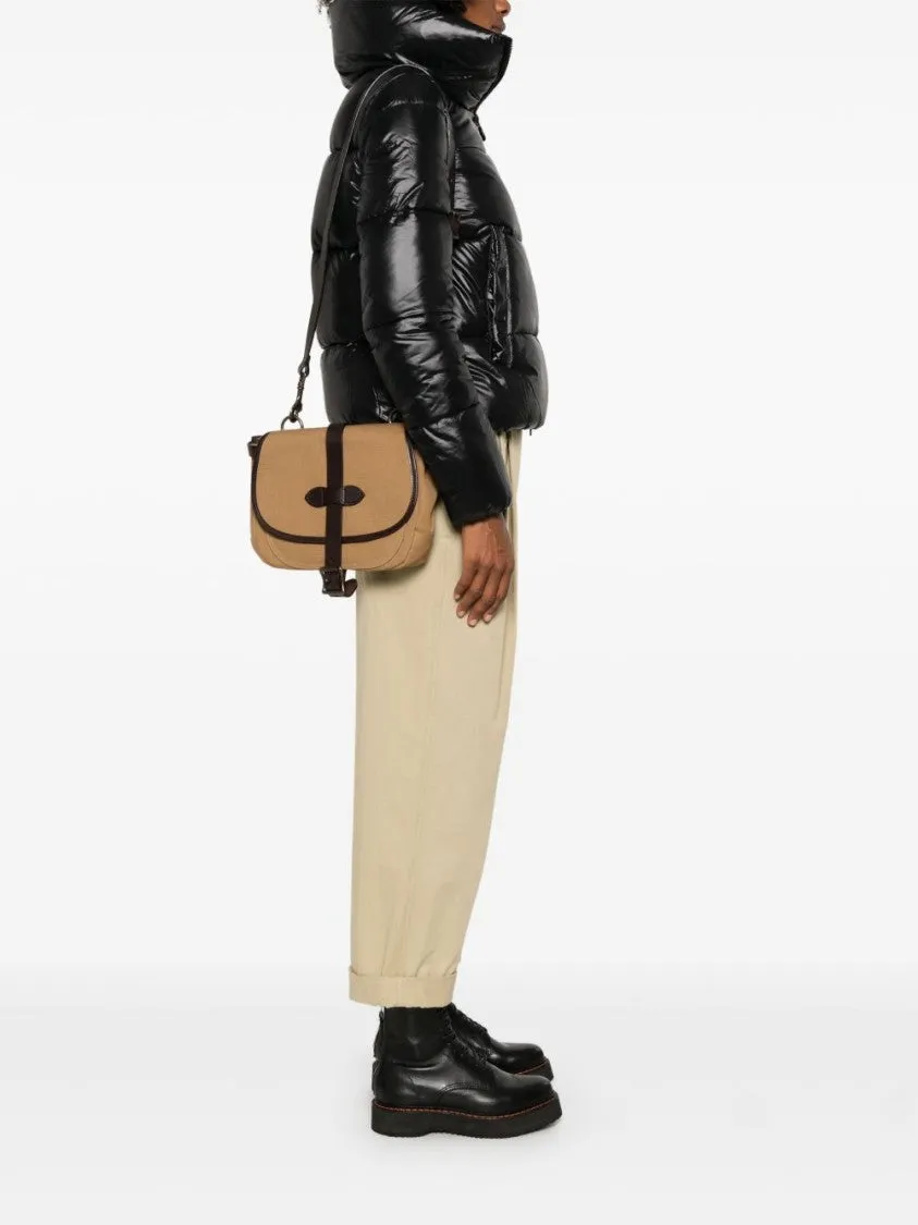 Structured Flap Closure Shoulder Bag