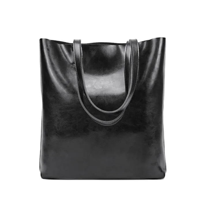 Structured Leather Tote