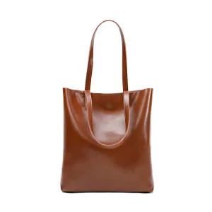 Structured Leather Tote