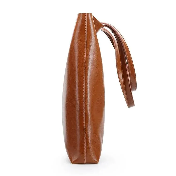Structured Leather Tote