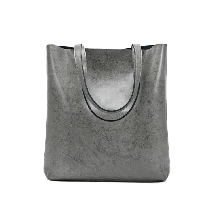 Structured Leather Tote