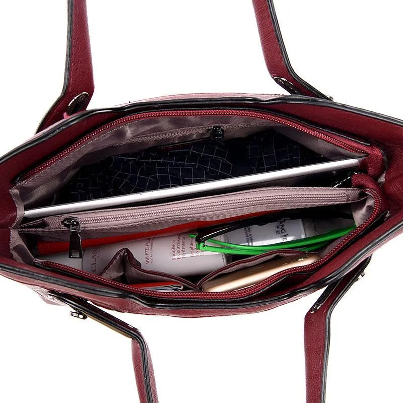 Style Women Totes Leather Ladies Clutch Single Shoulder Bags