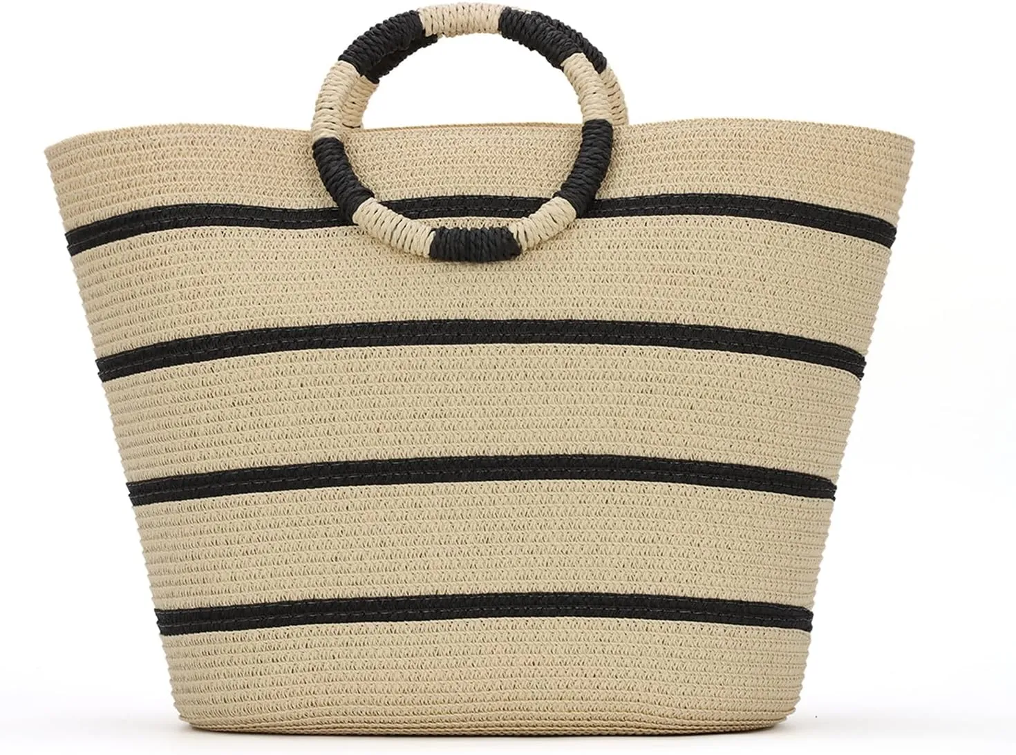 SUKUTU Large Straw Tote Bag for Women Rattan Woven Handbag Summer Beach Vacation Bag Crochet Tote