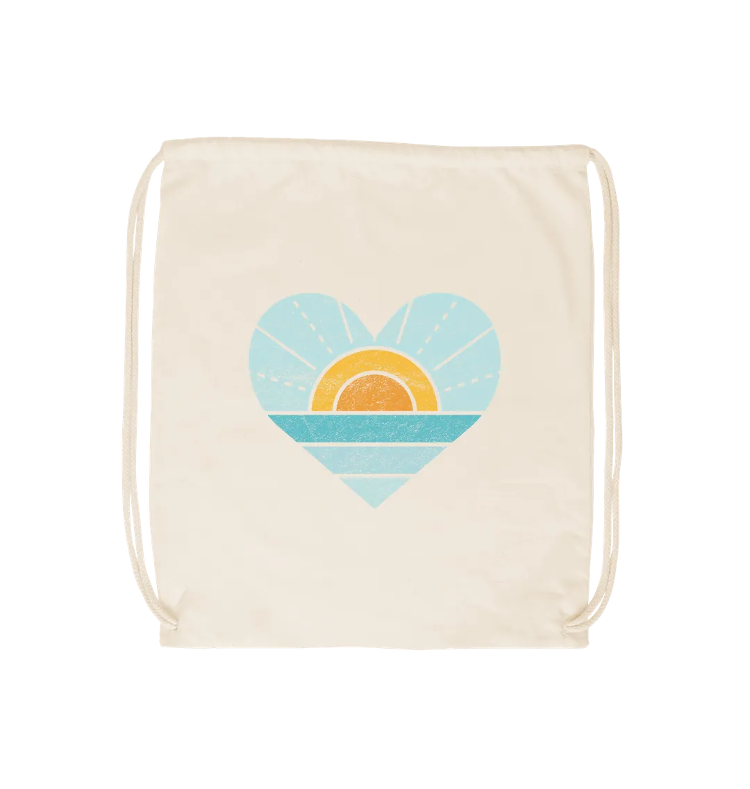 Sun And Sea Drawstring Bag