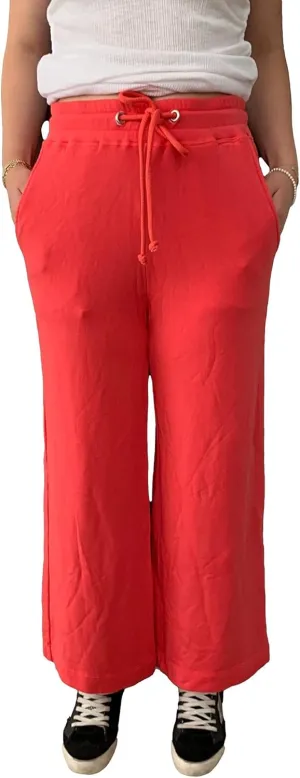 SUNDRY Cropped Flare Sweatpant