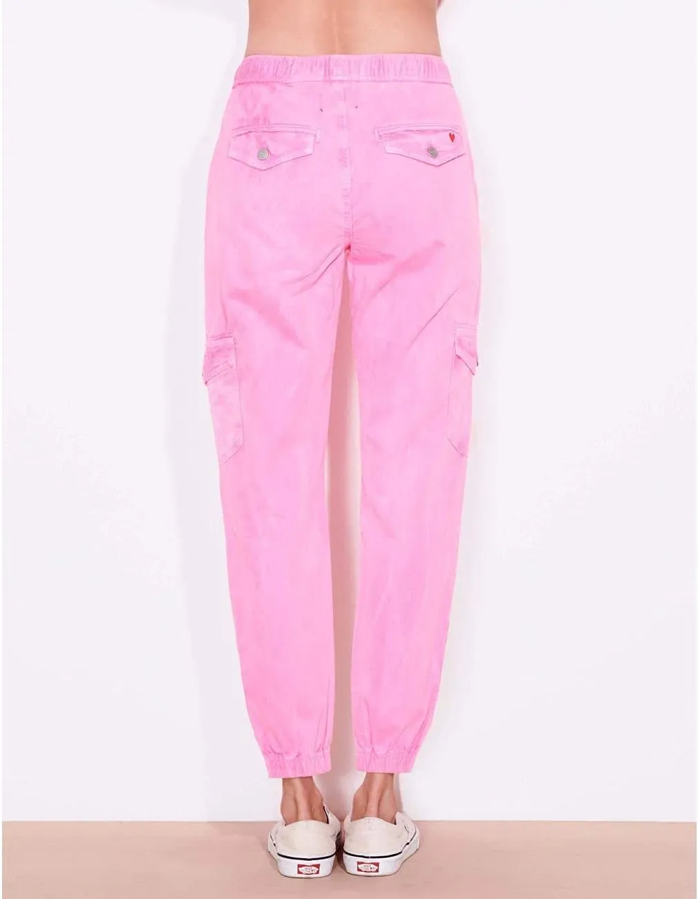 SUNDRY Women's Pink Drawstring Jogger