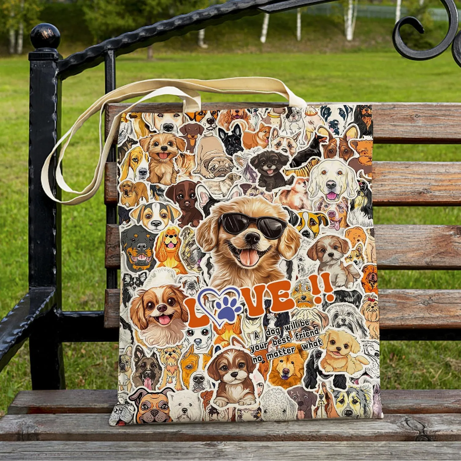 SUNFYCN Canvas Cotton Tote Bag for Women, Cat Tote Bag Reusable Grocery Bags Shopping Bags, Cute Tote Bag for Cat Lover
