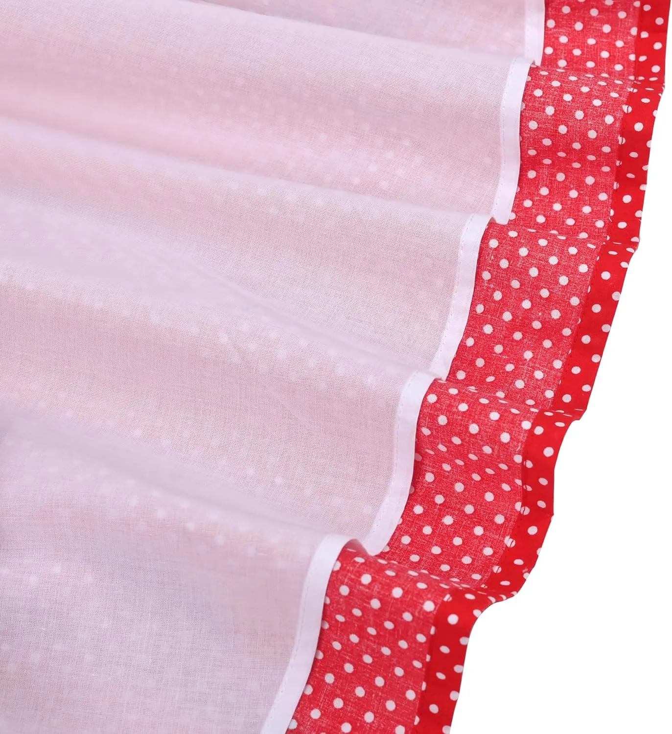 Sunny Fashion Girls Dress Red Polka Dot Pocket Floral Summer Casual Cotton